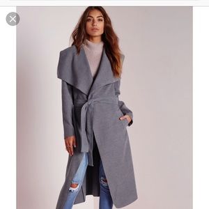 Misguided waterfall trench coat